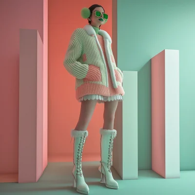 Fashionable Pastel Look