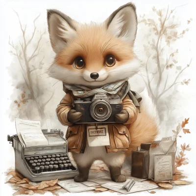 Whimsical Fox Reporter