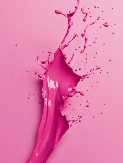 Fuchsia Paint Splash