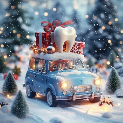 Festive Delivery Car