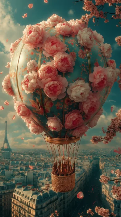 Hot Air Balloon in Paris