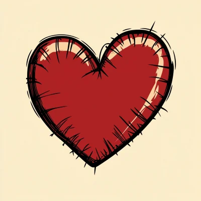 Stitched Heart Design