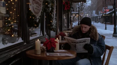 Home Alone 2 Cafe Scene