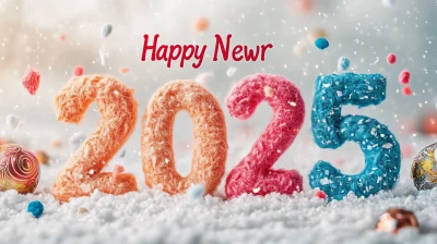 Happy New Year 2025 Design