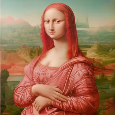 Pink Mona Lisa