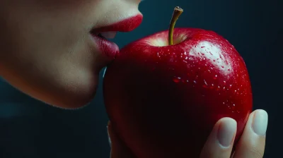 Biting into an Apple