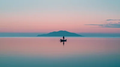 Tranquil Ocean Sunset