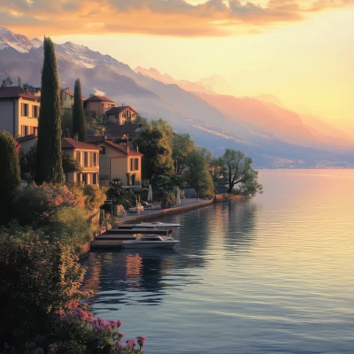 Summer Serenity at Lake Leman