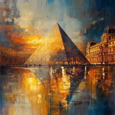 Louvre Painting