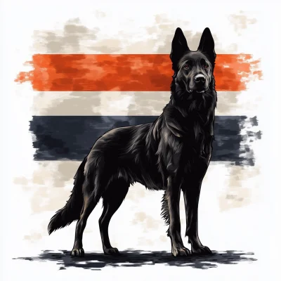 Dutch Shepherd Silhouette