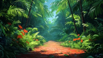 Tropical Rainforest Floor