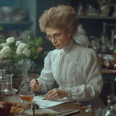 Marie Curie in the Laboratory