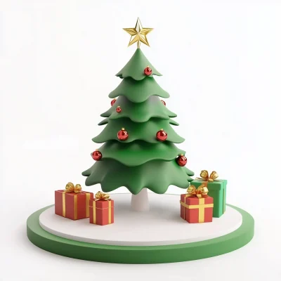 3D Christmas Tree Model