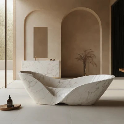 Modern Marble Bathtub