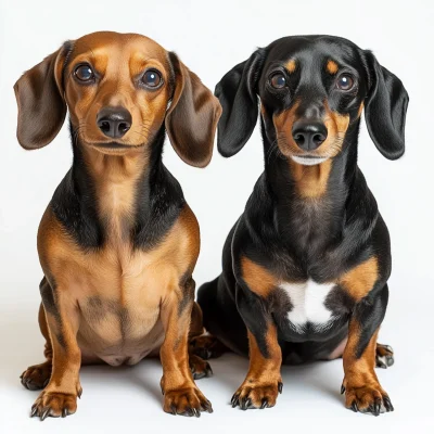 Two Dachshunds