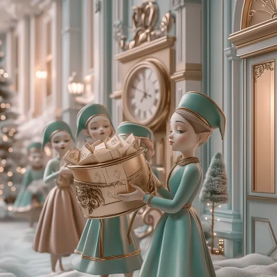 Vintage Christmas Elves