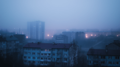 Futuristic Soviet City