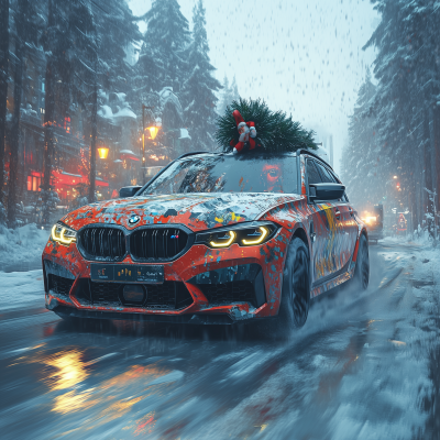 Christmas BMW M3 Touring