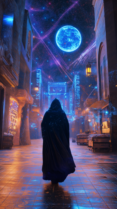 Mystical Futuristic Cairo