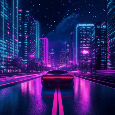 Neon Night Drive