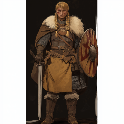 Soldier with Sword and Shield