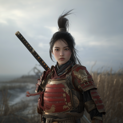 Dragon Descendant Samurai Warrior