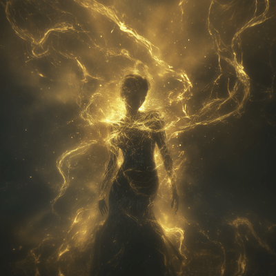 Ethereal Humanoid Figure