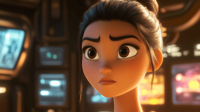 3D Animated Cartoon Style