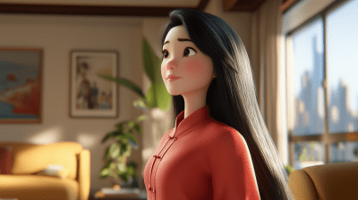 3D Animated Cartoon Style