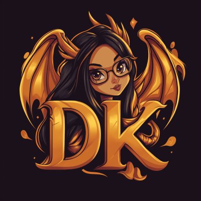 DK Dragon Logo Design