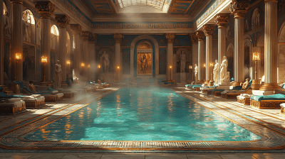 Luxurious Ancient Greek Thermae