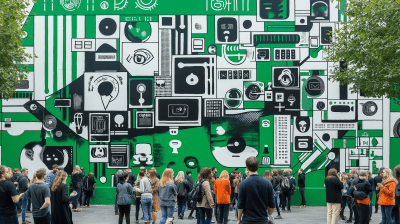 Vibrant Mural in London