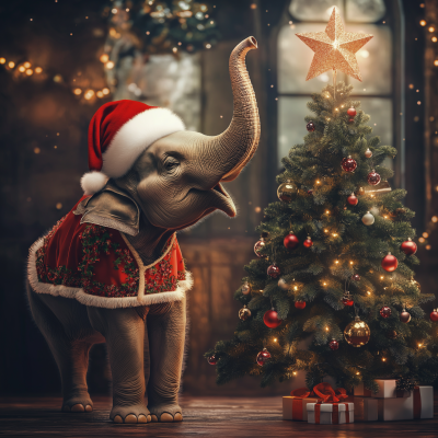 Festive Elephant Celebration