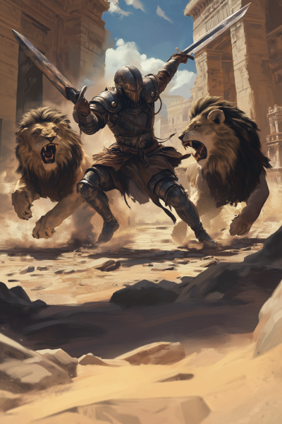 Achaemenid Warrior in Battle
