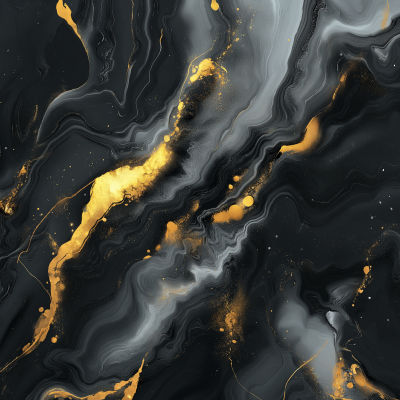 Elegant Black Marble with Gold Veins