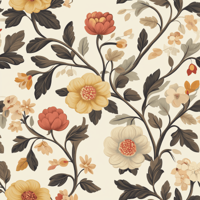 Seamless Floral Wallpaper