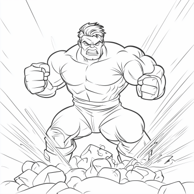 Hulk Coloring Page