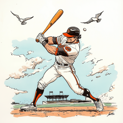 Baseball Action Shot