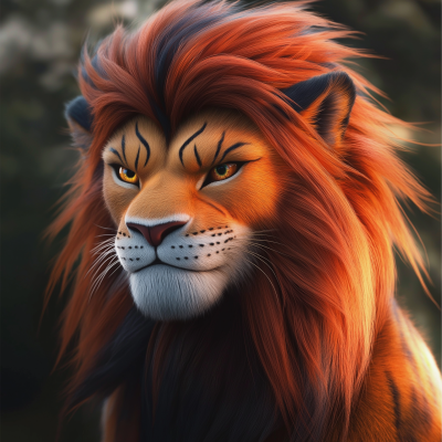 Lion Character Fusion