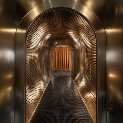 Inside a Washing Machine Hallway