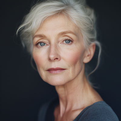 Elegant Beauty Editorial Portrait