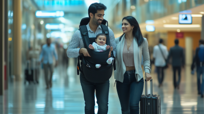 Stylish Couple at Airport