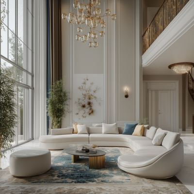 Luxurious Parisian Living Room