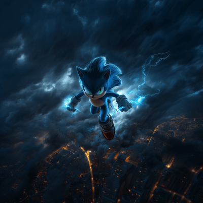 Sonic Flying in the Night