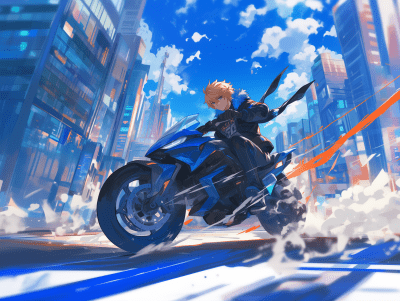Anime Biker
