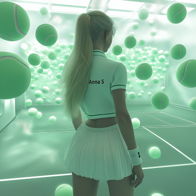 Dynamic Tennis Player
