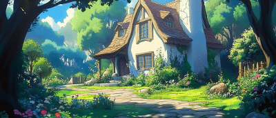 Snow White’s House on a Sunny Day