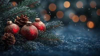 Colorful Christmas Background