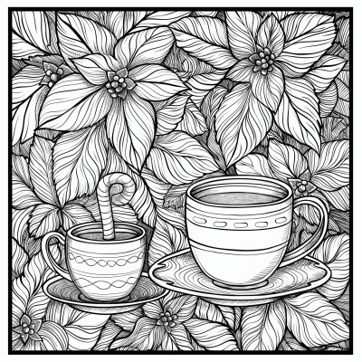 Minty Delights Coloring Scene