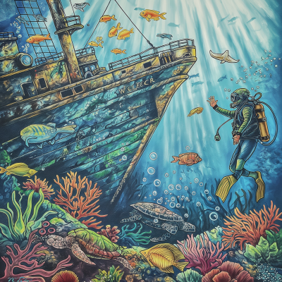 Vibrant Underwater Adventure
